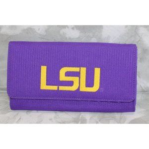 LSU Purple Zip Organizer Wallet